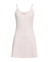 Tommy Jeans Woman Mini Dress Light Pink Size L Viscose, Polyester, Elastane In Pink