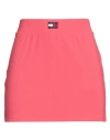 Tommy Jeans Woman Mini Skirt Coral Size S Polyester, Elastane In Multi