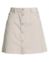 Tommy Jeans Woman Mini Skirt Light Grey Size M Cotton In Neutral