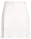 Tommy Jeans Woman Mini Skirt Light Pink Size Xl Viscose In Pink