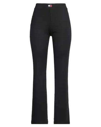 Tommy Jeans Woman Pants Black Size L Polyester, Elastane