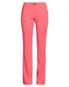 Tommy Jeans Woman Pants Coral Size S Polyester, Elastane In Red