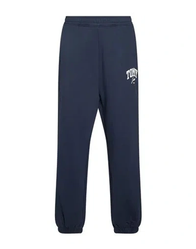 Tommy Jeans Woman Pants Midnight Blue Size S Cotton