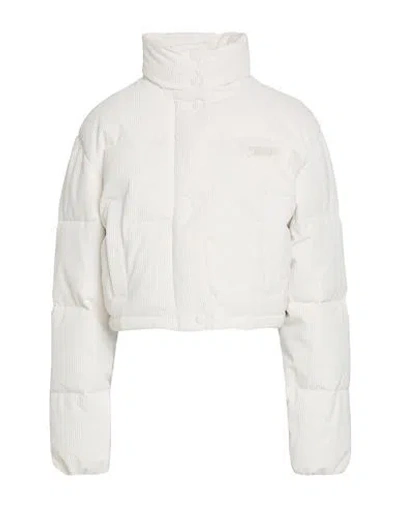 Tommy Jeans Woman Puffer White Size M Polyester, Polyamide