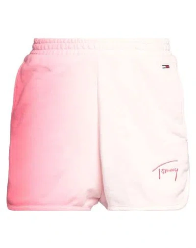 Tommy Jeans Woman Shorts & Bermuda Shorts Light Pink Size Xs Cotton, Polyester