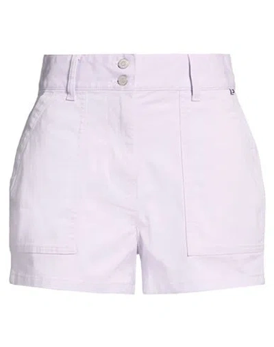 Tommy Jeans Woman Shorts & Bermuda Shorts Lilac Size 28 Cotton, Elastane In Purple