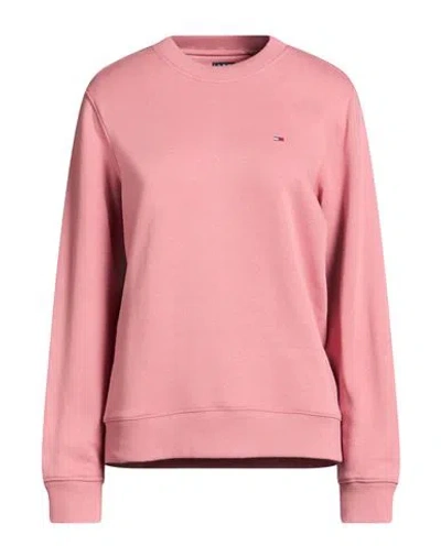 Tommy Jeans Woman Sweatshirt Antique Rose Size Xs Cotton, Polyester In Pink