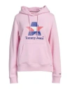 Tommy Jeans Woman Sweatshirt Pink Size L Cotton In Pink