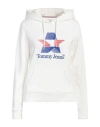 Tommy Jeans Woman Sweatshirt White Size Xs Cotton