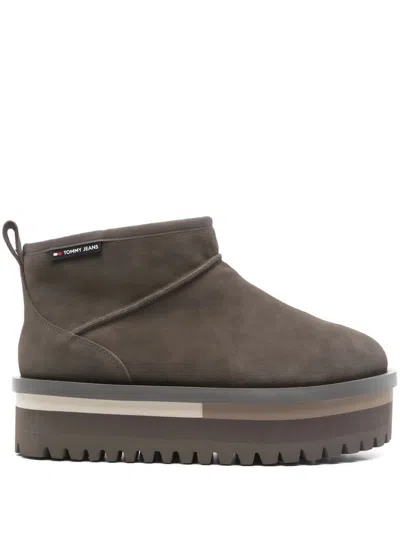 Tommy Jeans Women Boots  In Gray