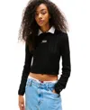 Tommy Jeans Cable Knit Sweater In Black