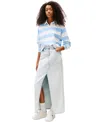 Tommy Jeans Women's Claire Front-slit Denim Maxi Skirt