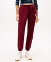 Tommy Jeans Women's Collegiate Sweatpant In Burgundy