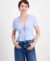 Tommy Jeans Women's Cotton Poplin Tie-front Blouse