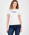 Tommy Jeans Women's Cotton X Nyc Heart Graphic T-shirt In Ancient White
