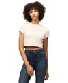 Tommy Jeans Women's Cropped Cotton Crewneck T-shirt In Precious Pink