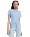 Tommy Jeans Women's Essential Logo Slim-fit T-shirt In Westside Blue