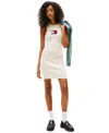 Tommy Jeans Women's Flag Graphic Sweater Mini Dress In White