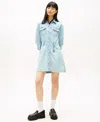 Tommy Jeans Women's Mini Trucker Denim Dress In Blue