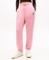 Tommy Jeans Women's Relaxed Fit Pull-on Sweatpants In Pink