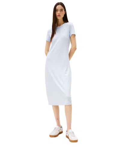 Tommy Jeans Women's Ribbed Bodycon Midi Dress