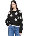 Tommy Jeans Star-pattern Jumper In Black Mountain Stardust