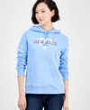 Tommy Jeans Women's X Nyc Graphic Pullover Hoodie In Sugarplum Blue