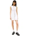 Tommy Jeans Women's Zip-front Sleeveless Dress In Denim White