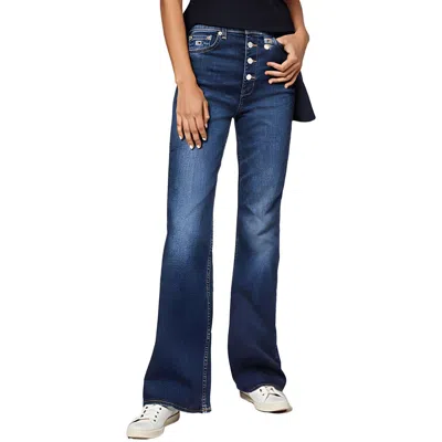 Tommy Jeans Womens Pocket Denim Flared Jeans