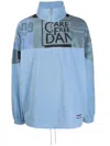 Tommy Jeans X Martine Rose Half-zip Fastening Jumper In Blue