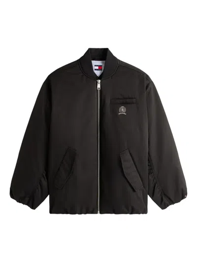 Tommy Jeans Zip-fastening Jacket In Black
