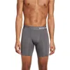 Tommy John 2-pack Cool Cotton 6-inch Boxer Briefs In Iron Grey/navy