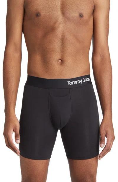 Tommy John 2-pack Cool Cotton 6-inch Boxer Briefs In Navy/black