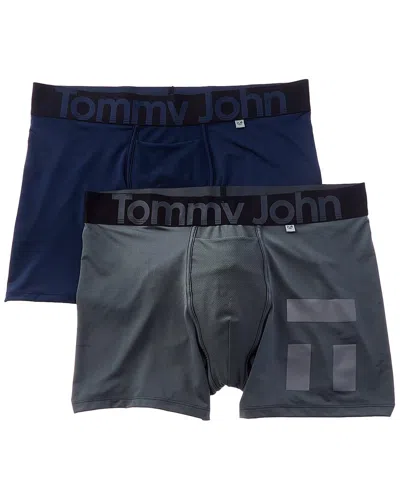 Tommy John 2pk 360 Sport Hammock Pouch Boxer Brief In Blue