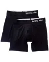 Tommy John 2pk Cool Boxer Brief In Black