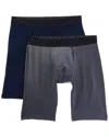 Tommy John 2pk Cotton Basics Boxer Brief In Blue
