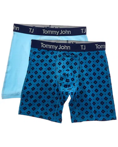 TOMMY JOHN 2PK STRETCH BOXER BRIEF