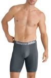 Tommy John 3-pack 360 Sport 8-inch Essentials Boxer Briefs In Gray