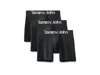 Tommy John 3-pack 360 Sport Micro Boxer Brief Underwear Mens Black Buu544 In Black