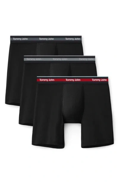 Tommy John 3-pack Comfort Micro 6-inch Boxer Briefs In Animal Print