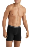 Tommy John 3-pack Comfort Micro 6-inch Boxer Briefs In Black