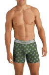 Tommy John 3-pack Second Skin 6-inch Stretch Modal Boxer Briefs In Green