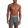 Tommy John 3-pack Second Skin 6-inch Stretch Modal Boxer Briefs In Gray