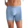 Tommy John 3-pack Second Skin 6-inch Stretch Modal Boxer Briefs In Dress Blues/blue Quartz/canal