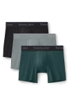 Tommy John 3-pack Second Skin 6-inch Stretch Modal Boxer Briefs In Multi