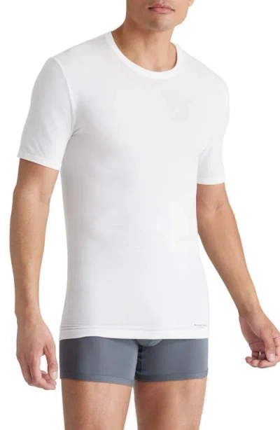 TOMMY JOHN TOMMY JOHN 3-PACK SECOND SKIN STAY TUCKED CREWNECK UNDERSHIRTS