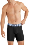 Tommy John 360 Sport 4-inch Hammock Pouch™ Boxer Briefs In Black W/ebb And Flow Motion