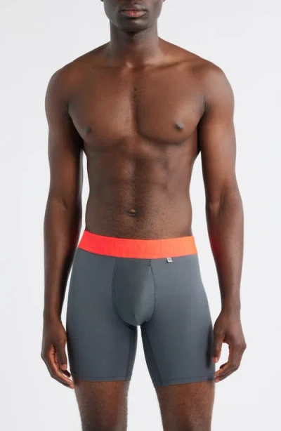 Tommy John 360 Sport 4-inch Hammock Pouch™ Boxer Briefs In Gray
