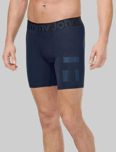Tommy John 360 Sport Boxer Brief In Dress Blues In Multi
