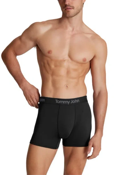 Tommy John 3-pack Air Cool Mesh Boxer Briefs In Black